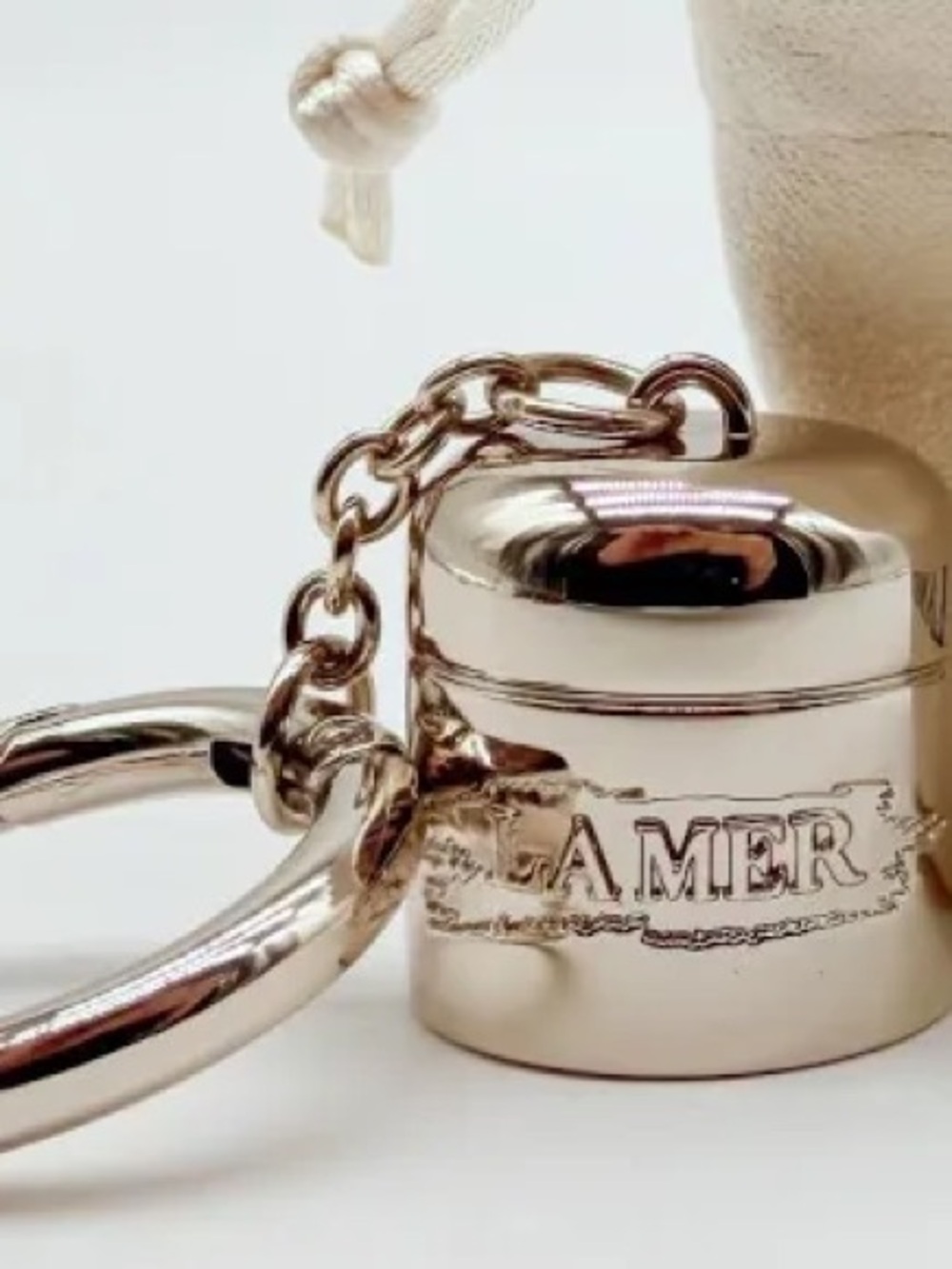 La Mer Limited Edition Soft Cream Keychain or Bag Charm